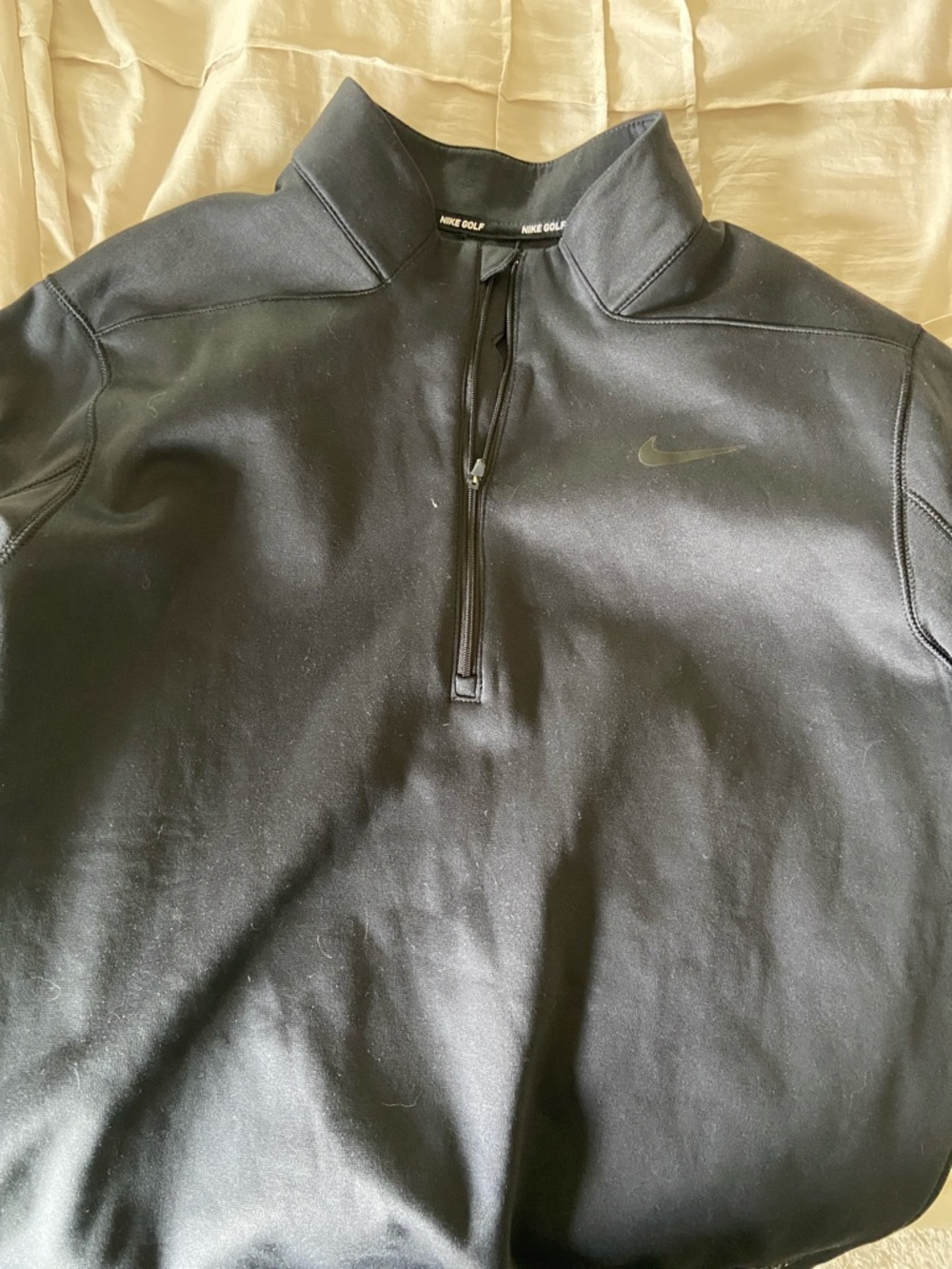Nike Black Half-Zip Performance Pullover